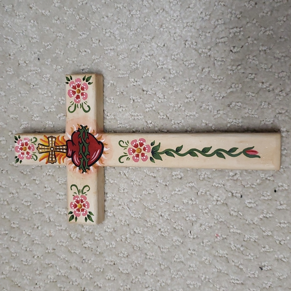 Beautiful handpainted Cross